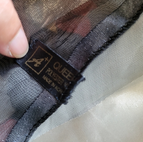 Floral Print Striped Scarf - Picture 8 of 10